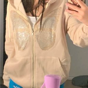 Butterfly Zip Up hoodie